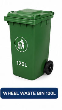 120l wheel waste bin