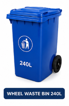 240l wheel waste bin