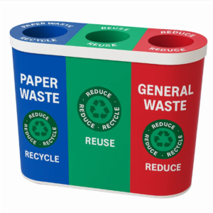 frp trio dustbin