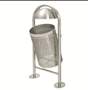 outdoor stainless steel dustbin