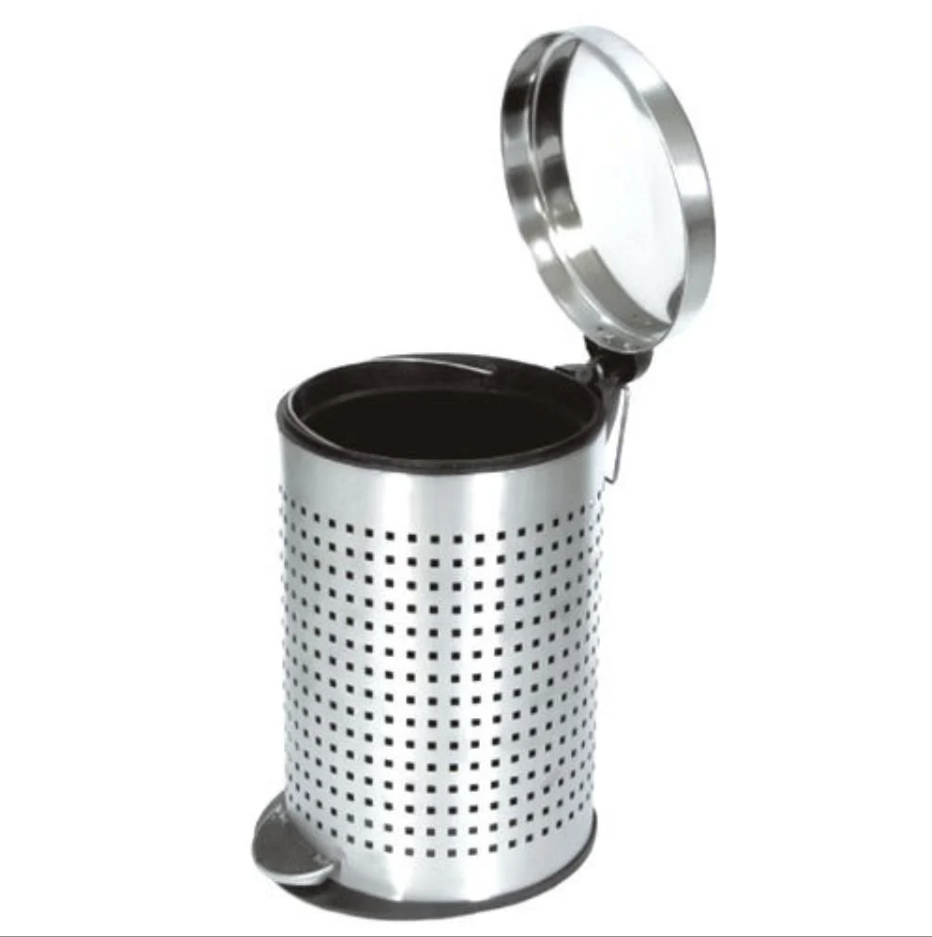 stainless steel perforated pedal dustbin stainless steel perforated pedal dustbin
