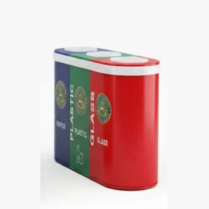 stainless steel trio bin