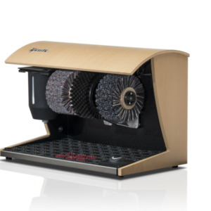 wooden electric shoe polish machine