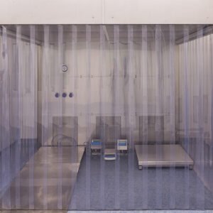 photo production, clean room with stainless steel hardware